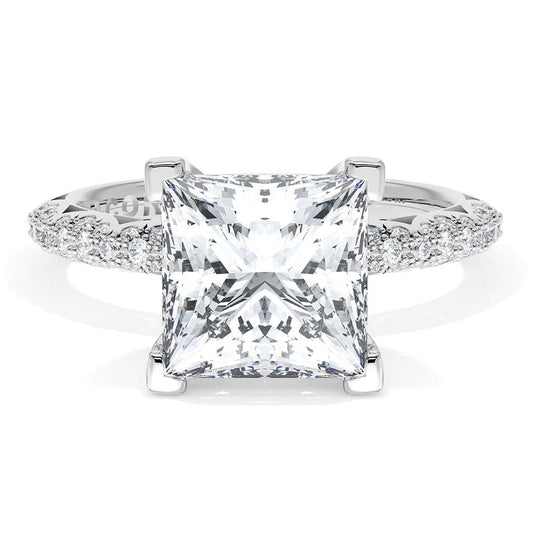 Princess Bloom Engagement Ring