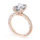 Radiant Bloom Engagement Ring
