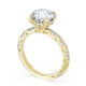 Round Bloom Engagement Ring