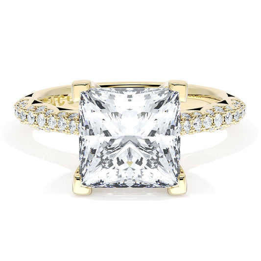 Princess Bloom Engagement Ring