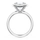 Cushion Solitaire Engagement Ring