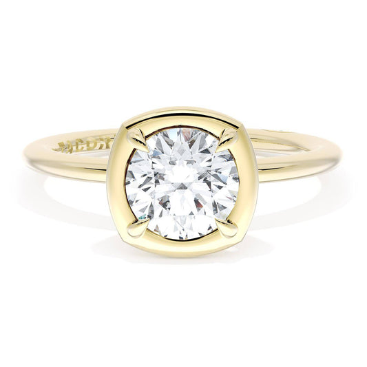 Cushion Solitaire Engagement Ring