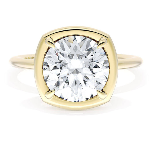 Cushion Solitaire Engagement Ring
