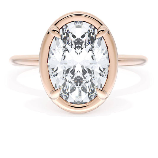 Oval Solitaire Engagement Ring