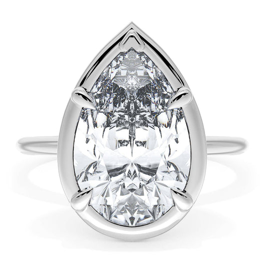 Pear Solitaire Engagement Ring