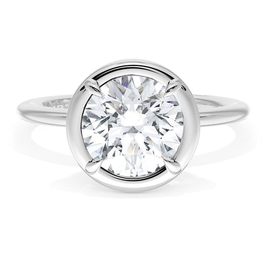 Round Solitaire Engagement Ring