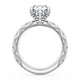 Cushion Bloom Engagement Ring