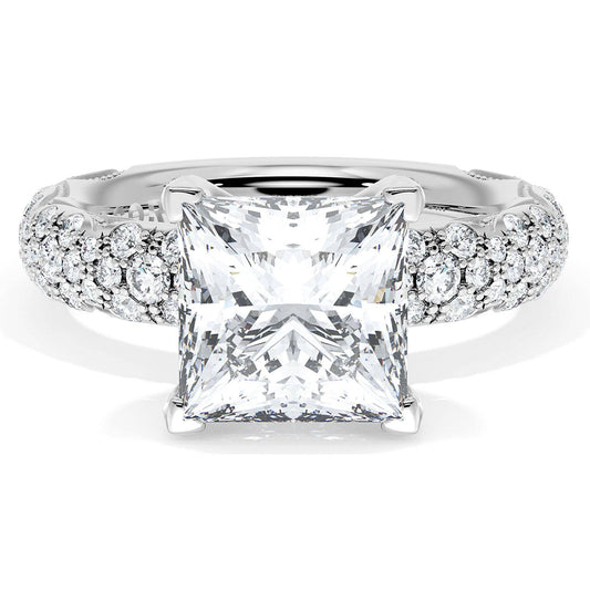 Princess Bloom Engagement Ring