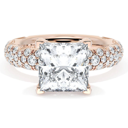 Princess Bloom Engagement Ring