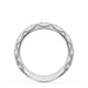 French Pav������ Diamond Wedding Band, 3mm
