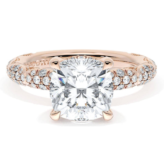 Cushion Bloom Engagement Ring
