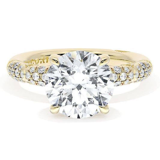 Round Bloom Engagement Ring