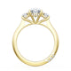 Oval 3-Stone Engagement Ring