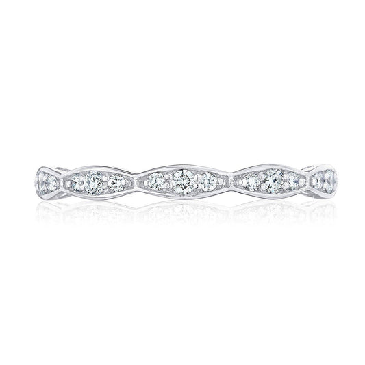 Marquise Design Wedding Band - 2.5mm