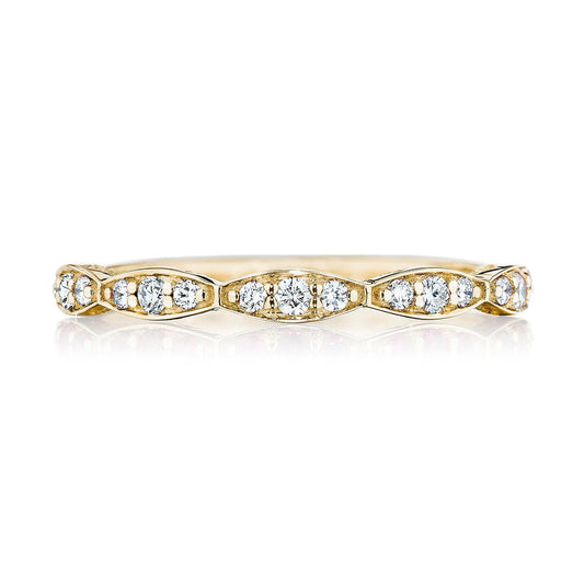 Marquise Design Wedding Band with Diamond