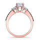 Rose Gold Three Stone Ring