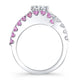 Pink Sapphire Engagement Ring