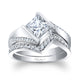 Princess Cut Bridal Set