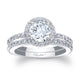 Halo Bridal Set