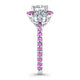 Pink Sapphire Engagement Ring