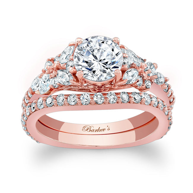 Rose Gold Bridal Set