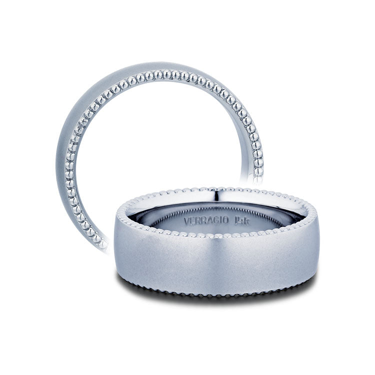 Verragio Beaded Men's Wedding Band