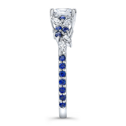 Blue Sapphire Engagement Ring