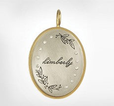 Original Framed Oval Charm
