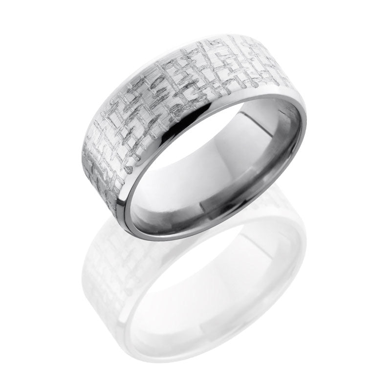 Lashbrook Titanium 9mm Beveled Band 9B