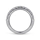 Gabriel & Co. AN6073PT4JJ Platinum 11 Stone French Pavé Diamond Wedding Band