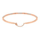14k Pink Gold Diamond Bangle