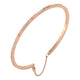 14k Pink Gold Diamond Bangle