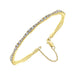 14k Yellow Gold Diamond Bangle