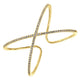 14k Yellow Gold Diamond Bangle