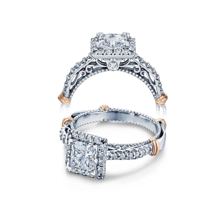 Verragio Pave Halo Diamond Engagement Ring