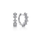 Gabriel & Co. EG14241W45JJ 14K White Gold 15mm Diamond Huggies