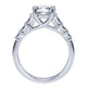 Platinum Round Diamond Engagement Ring