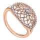 Ladies' Ring 14k Pink Gold Flirtation Fashion