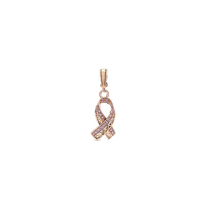 14k Pink Gold Pink Sapphire Fashion Pendant