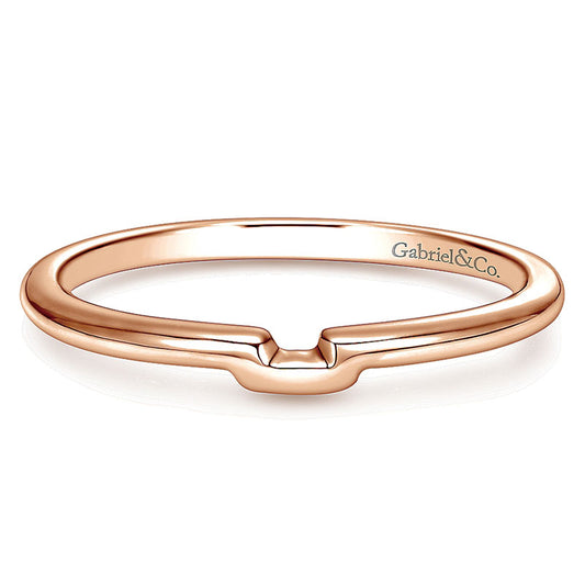 Wedding Band 14k Pink Gold