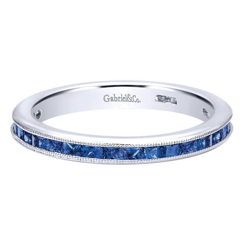 Anniversary Band 14k White Gold Stackable