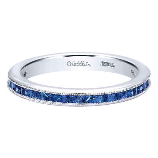 Anniversary Band 14k White Gold Stackable