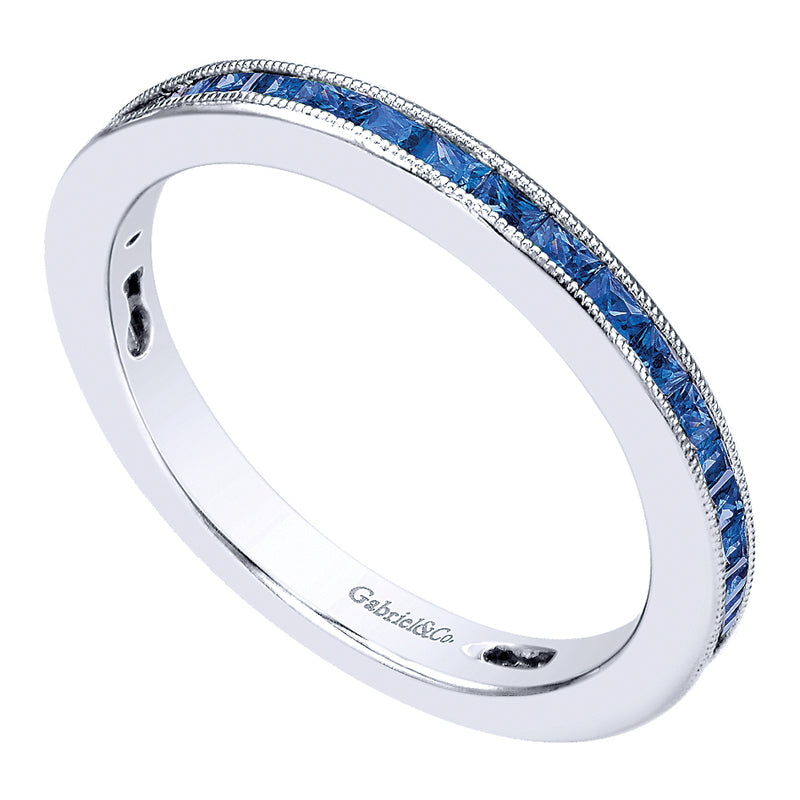 Anniversary Band 14k White Gold Stackable
