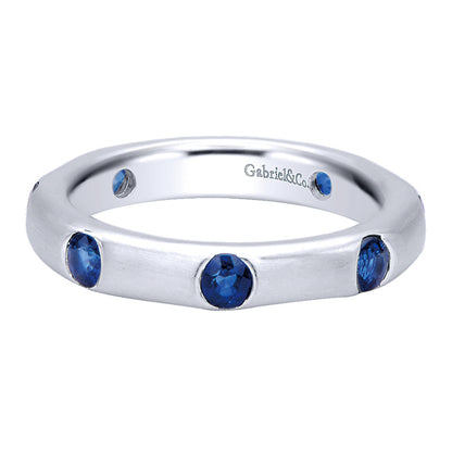 Ladies' Ring 14k White Gold Stackable