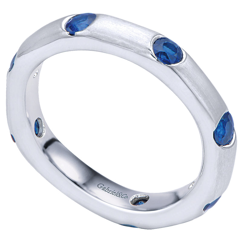 Ladies' Ring 14k White Gold Stackable