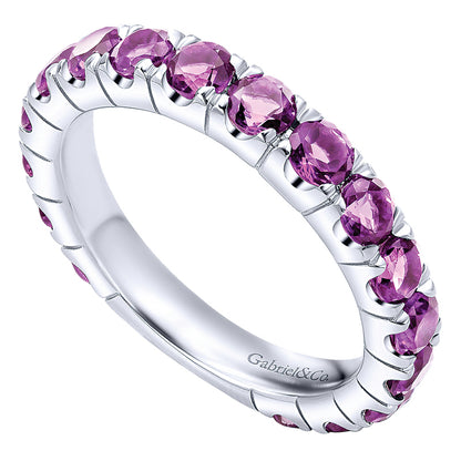 Ladies' Ring 14k White Gold Stackable