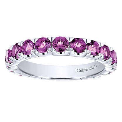 Ladies' Ring 14k White Gold Stackable