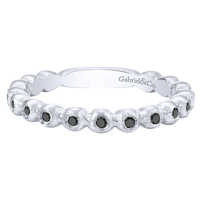 Ladies' Ring 14k White Gold Stackable Fashion