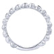 Ladies' Ring 14k White Gold Stackable Fashion