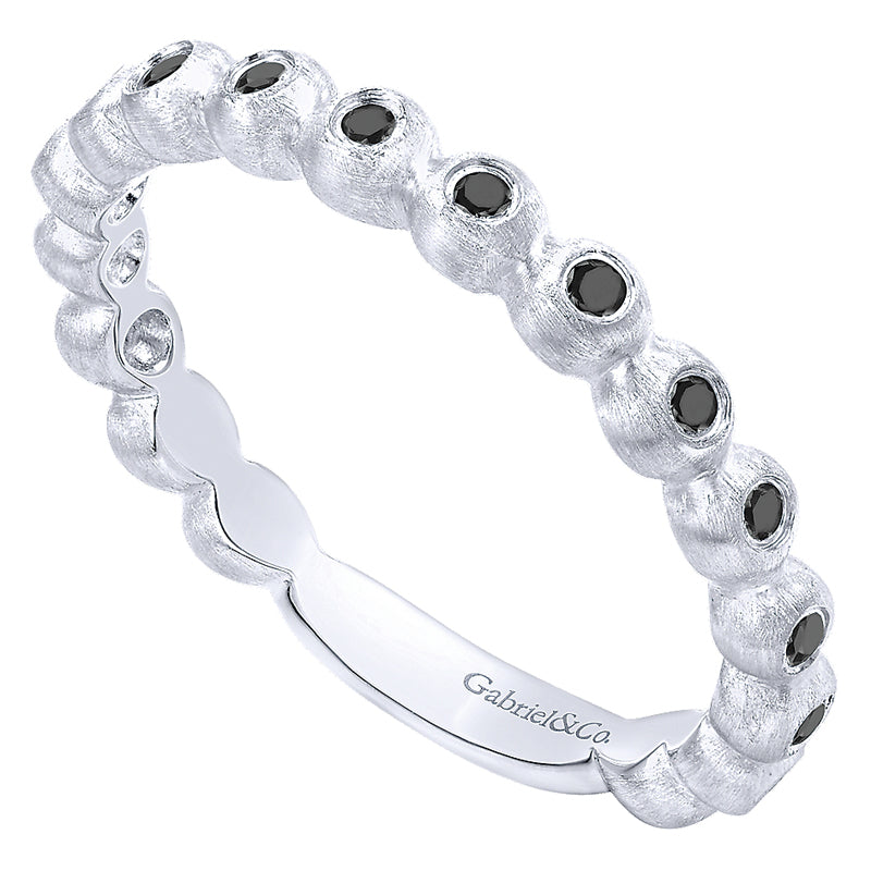 Ladies' Ring 14k White Gold Stackable Fashion